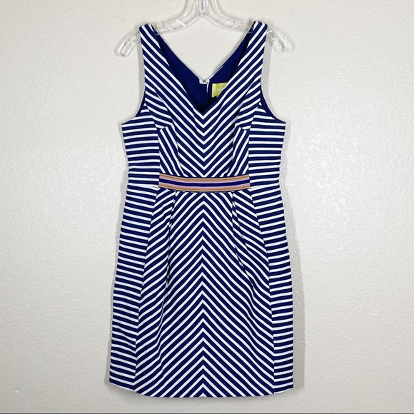 Maeve Striped Nautical Colorful Band Dress - Picture 1 of 5